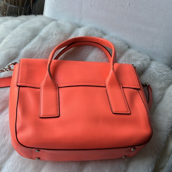 Kate Spade NY New Bond Street Florence Flap Satchel in Orange - Picture 6 of 9